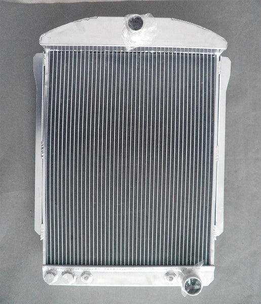 GPI 56MM Aluminum Radiator For 1940 1941 Chevy STREET ROD 3.5L L6 Polished AT / MT