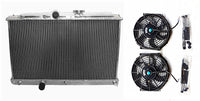 GPI Aluminum Radiator& Fans For  1992-1998 Toyota Corolla AE101/AE111 4A-GE1.6L 20V M/T   1992 1993 1994 1995 1996 1997 1998