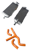 GPI Aluminium Radiator +Hose For 2004-2007   400 450 525 SX/MXC/EXC 2003 2007 2006 2005 2004