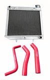 GPI Aluminum radiator + hose FOR 2004-2009 Honda ATV TRX450R TRX 450   2004 2005 2006 2007 2008 2009 TRX 450 R TRX450