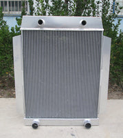 GPI Aluminum Alloy Radiator & fan Fit 1949-1953 Ford Car W/Flathead V8 Engine M/T 62MM CORE 1949 1950 1951 1952 1953