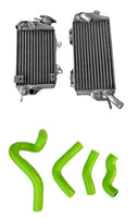 GPI L&R Aluminum Radiator & hose For 1993-1996 Kawasaki KLX650 KLX 650   1993 1994 1995 1996