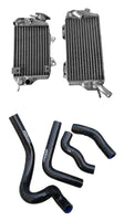 GPI L&R Aluminum Radiator & hose For 1993-1996 Kawasaki KLX650 KLX 650   1993 1994 1995 1996