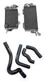 GPI L&R Aluminum Radiator & hose For 1993-1996 Kawasaki KLX650 KLX 650   1993 1994 1995 1996