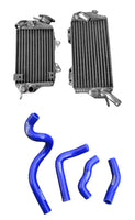 GPI L&R Aluminum Radiator & hose For 1993-1996 Kawasaki KLX650 KLX 650   1993 1994 1995 1996