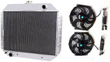 GPI Aluminum Radiator  & FANS for 1966-1979 Ford F-Series/Bronco Truck V8 F100 F150 F250 F350 1966 1967 1968 1969 1970 1971 1972 1973 1974 1975 1976 1977 1978 1979